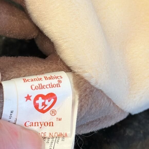 Ty Beanie Baby Canyon the Cougar with tags 1998 Retired Original - Picture 7 of 10